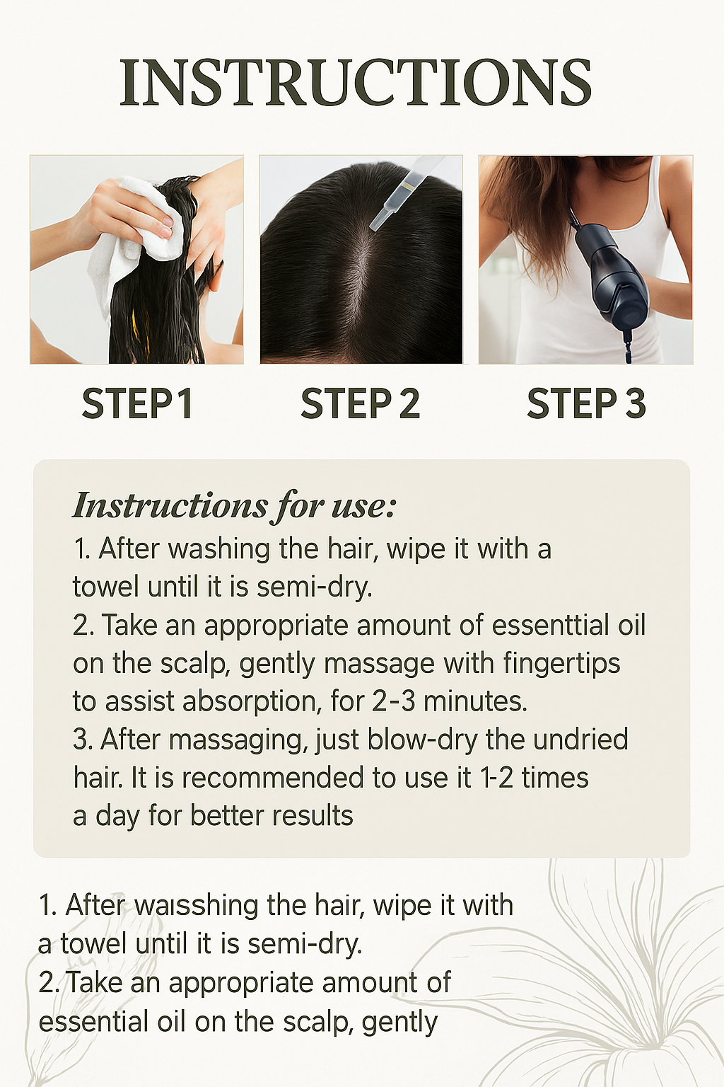 Scalp Hair Oil