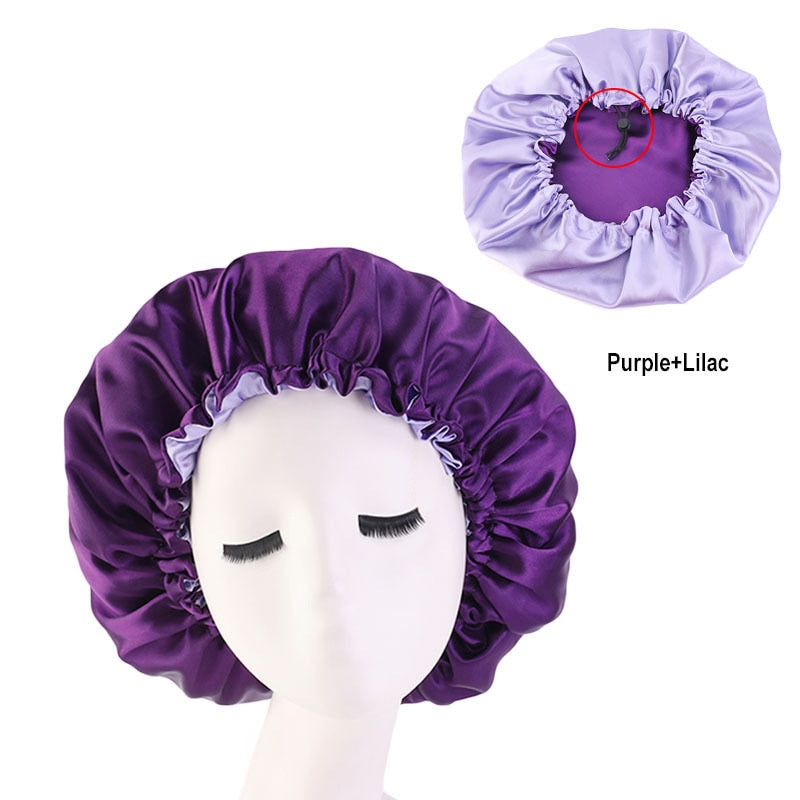 Satin Bonnet Hair Caps