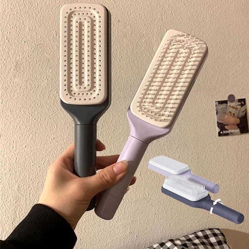 SelfCleaning Hair Brush