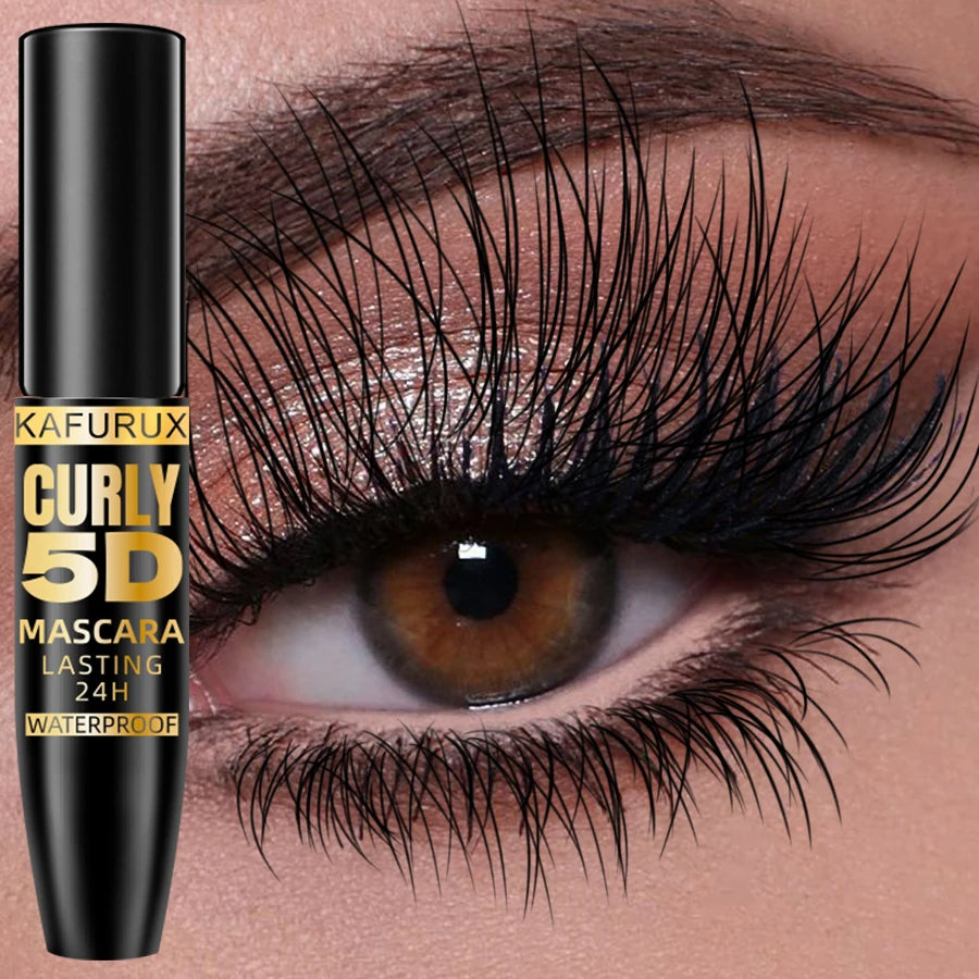 5D Black Waterproof Mascara Lengthens